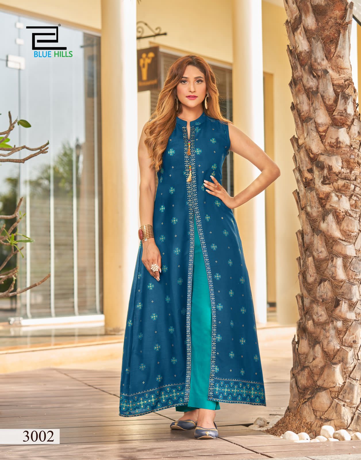 Nitya NX Fancy Designer Stylish Function Wear Long Center Slit Kurti Collection